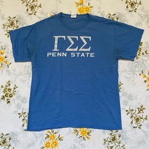 Penn State Gamma Sigma Sigma Size L Greek Life T-Shirt